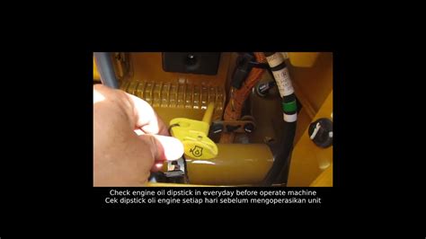 2146 DENVER, CO. . How to check hydraulic oil level on cat excavator